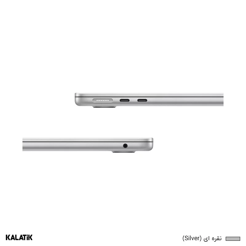 لپ تاپ 13.6 اینچی اپل مدل (M3-16GB-8C GPU-256GB) MacBook Air MC8H4 2024