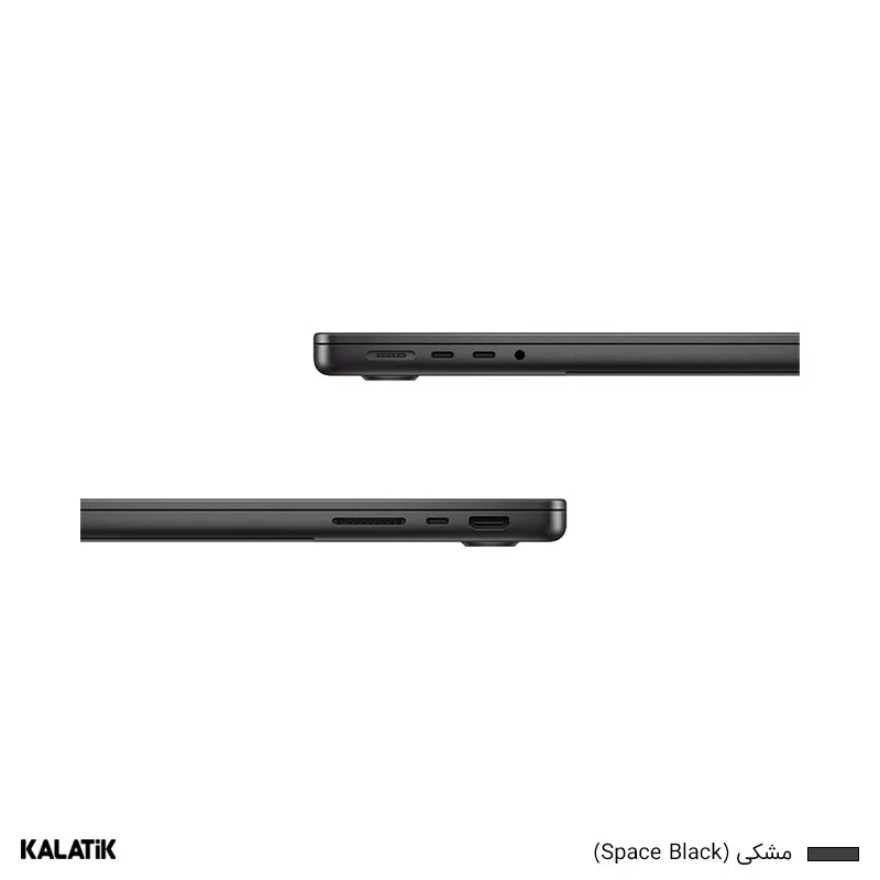 لپ تاپ 14.2 اینچی اپل مدل (M4-16GB-10C GPU-512GB) MacBook Pro MW2U3 2024