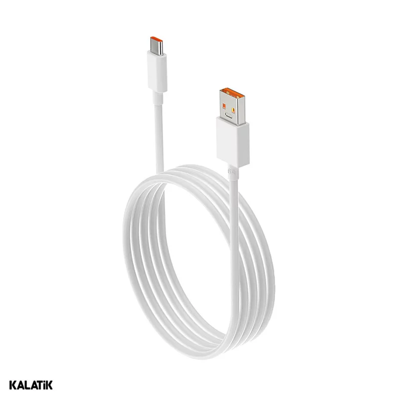 کابل تبدیل USB-A به USB-C شیائومی سر کارتنی مدل 6A به طول 1 متر-شارسل