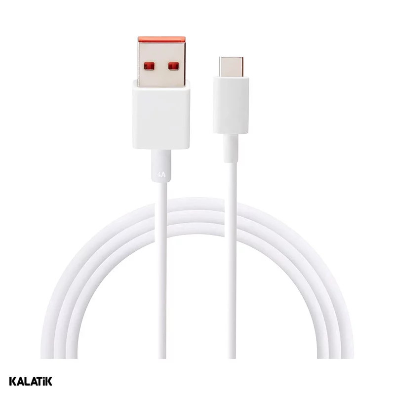کابل تبدیل USB-A به USB-C شیائومی سر کارتنی مدل 4A به طول 1 متر-شارسل