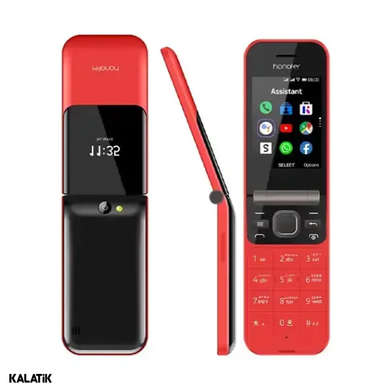 گوشی موبایل هانوفر مدل (2023) 2760Flip دو سیم کارت
