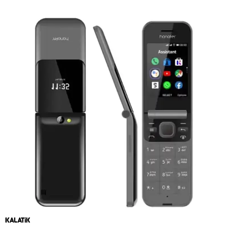 گوشی موبایل هانوفر مدل (2023) 2760Flip دو سیم کارت