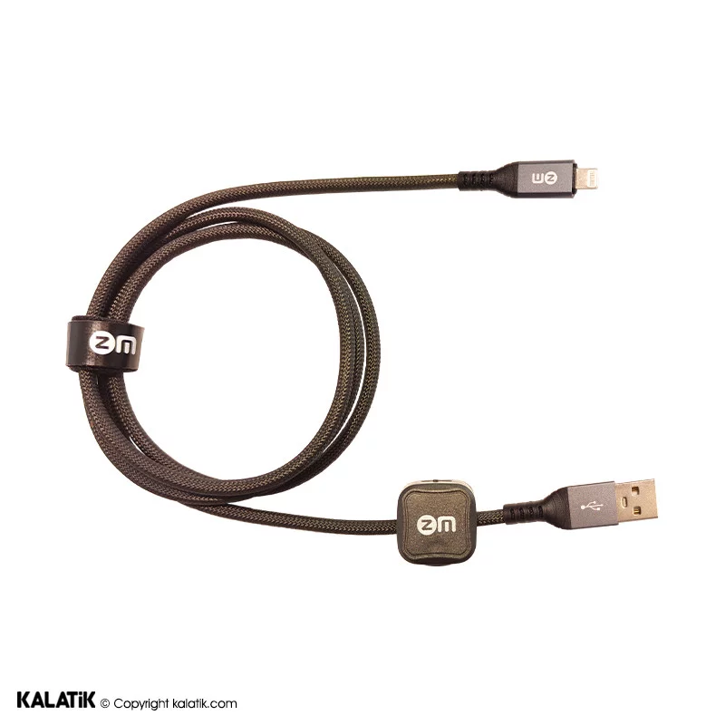 کابل تبدیل USB-A به لایتنینگ زد ام مدل L05 به طول 1 متر-شارسل