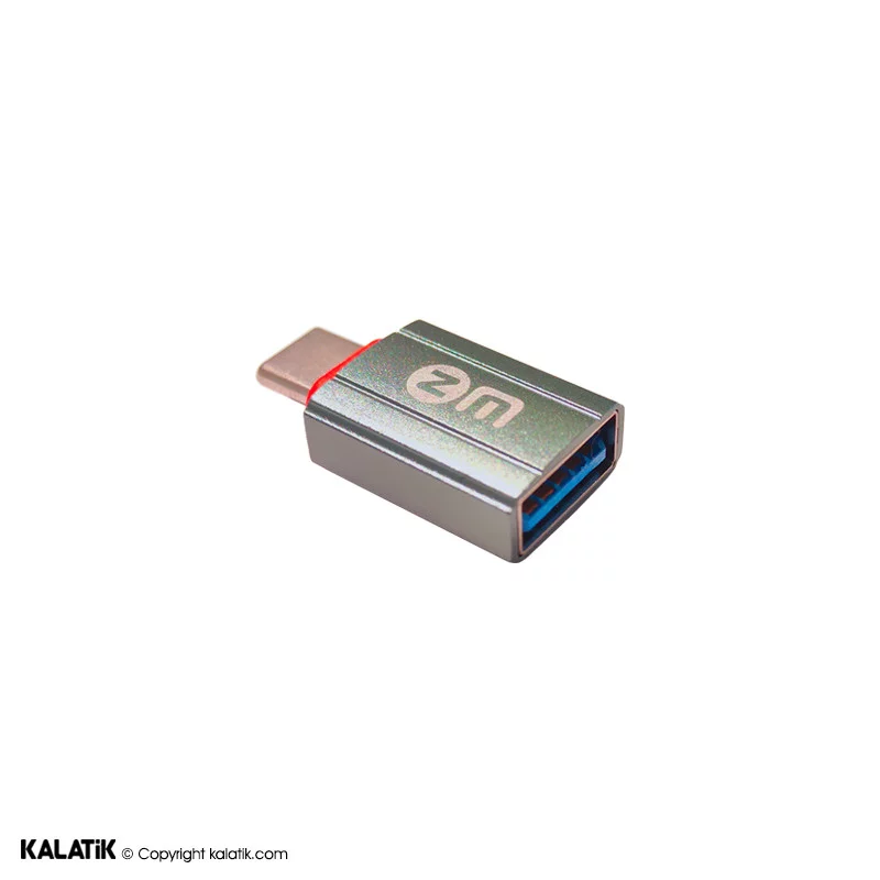 مبدل OTG زد ام مادگی USB-A به USB-C-شارسل