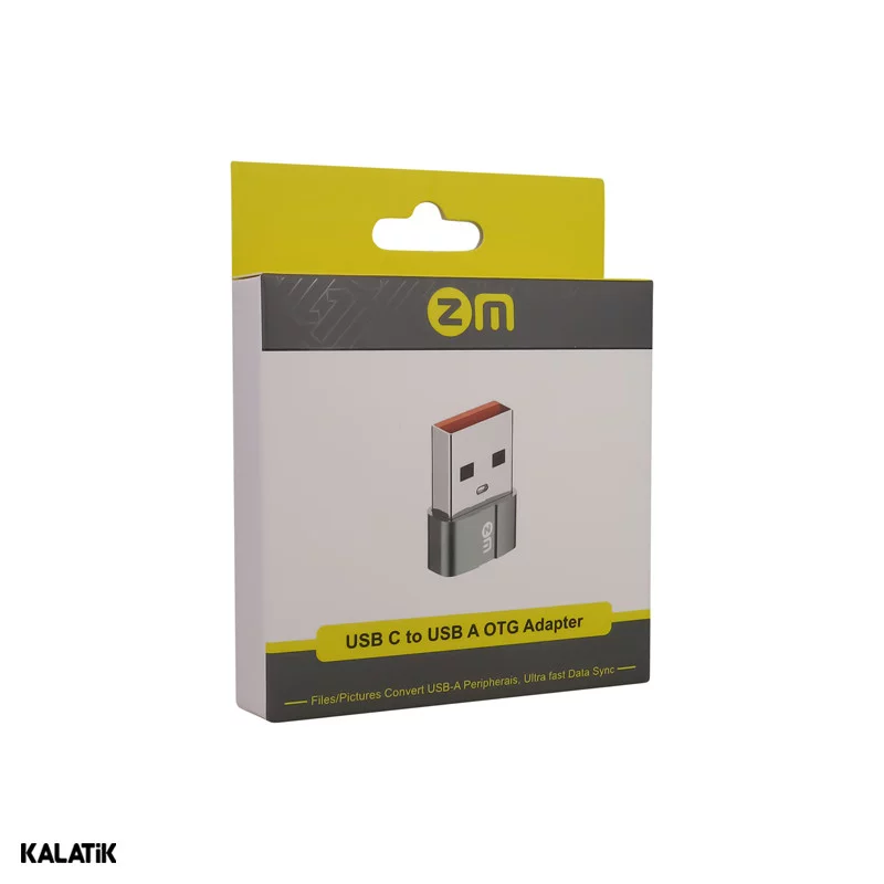 مبدل OTG زد ام مادگی USB-C به USB-A-شارسل