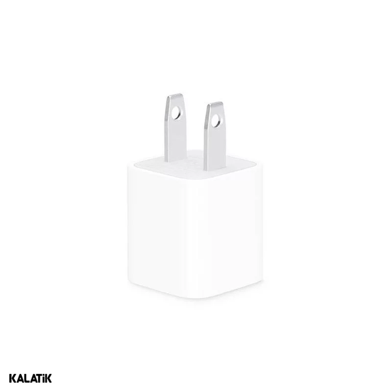 شارژر دیواری 5W اپل 1A مدل اورجینال USB-A-بسته 10 عددی-شارسل