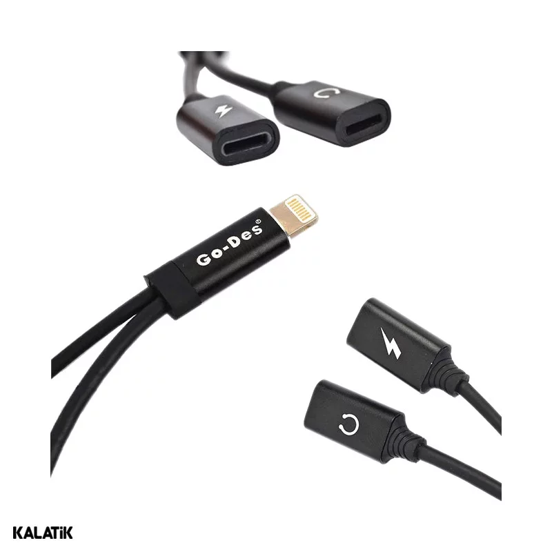 مبدل 1 به 3 لایتنینگ گودس مدل GD-UC11
