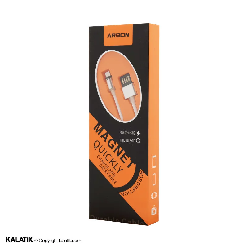 کابل تبدیل USB-A به Micro USB مدل AN-M1 آرسون به طول 1 متر-شارسل