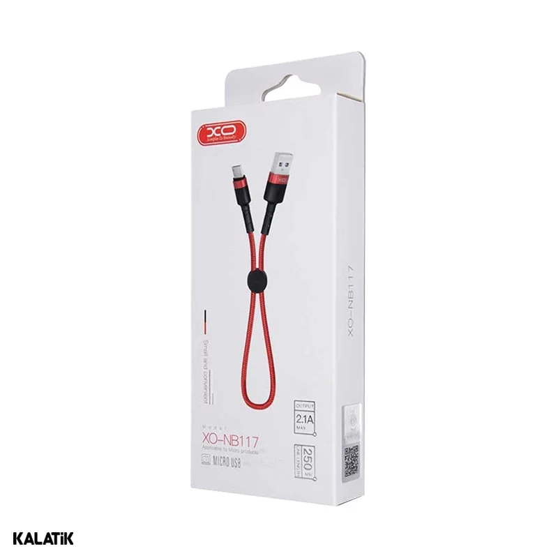 کابل تبدیل USB-A به USB-C ایکس او مدل NB117 به طول 25 سانتی متر-شارسل