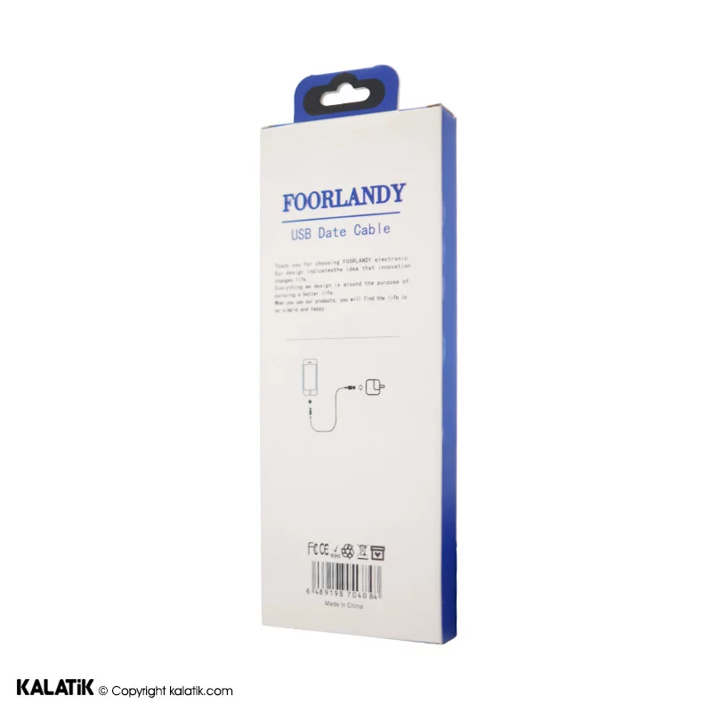 کابل تبدیل USB-A به Micro USB مدل Foorlandy به طول 3 متر-شارسل