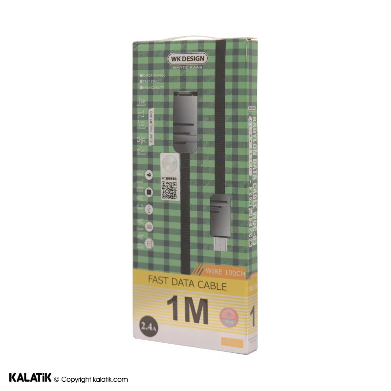 کابل تبدیل USB-A به Lightning دبلیو کی مدل WDC-83 به طول 1 متر-شارسل