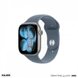 اپل واچ سری 11 مدل 46mm بدنه آلومینیوم با بند سیلیکونی