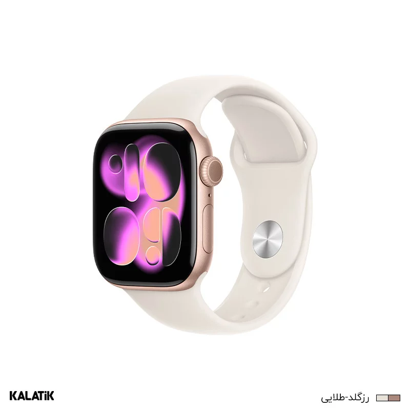 اپل واچ سری 11 مدل 42mm بدنه آلومینیوم با بند سیلیکونی