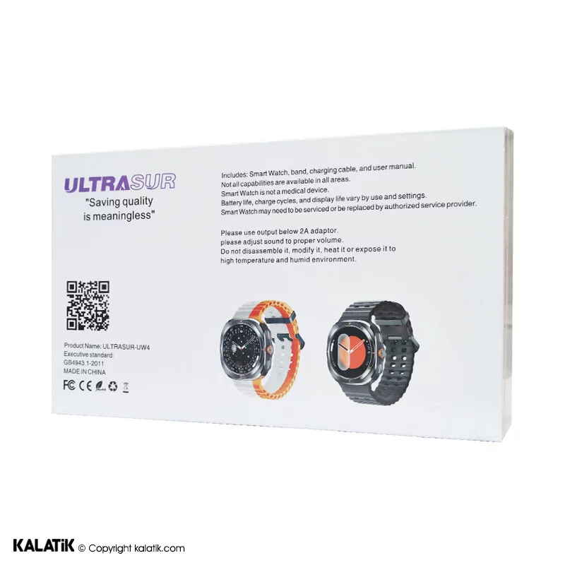 ساعت هوشمند اولتراسور مدل UW4-شارسل