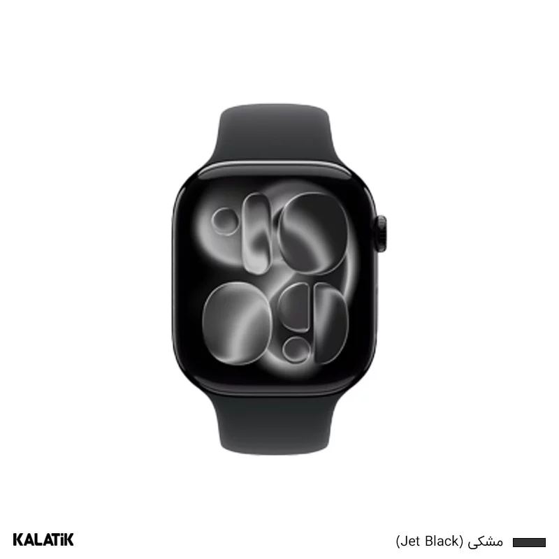 اپل واچ سری 11 مدل 46mm بدنه آلومینیوم با بند سیلیکونی