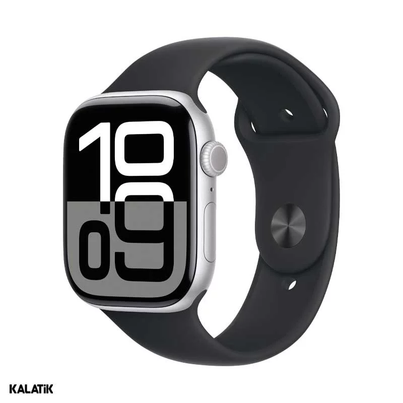 اپل واچ سری 10 مدل 42mm بدنه آلومینیوم با بند سیلیکونی