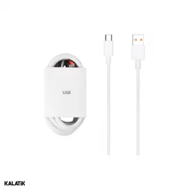کابل تبدیل USB-A به USB-C شیائومی سرکارتنی کیفیت +A مدل 45W به طول 1 متر-شارسل
