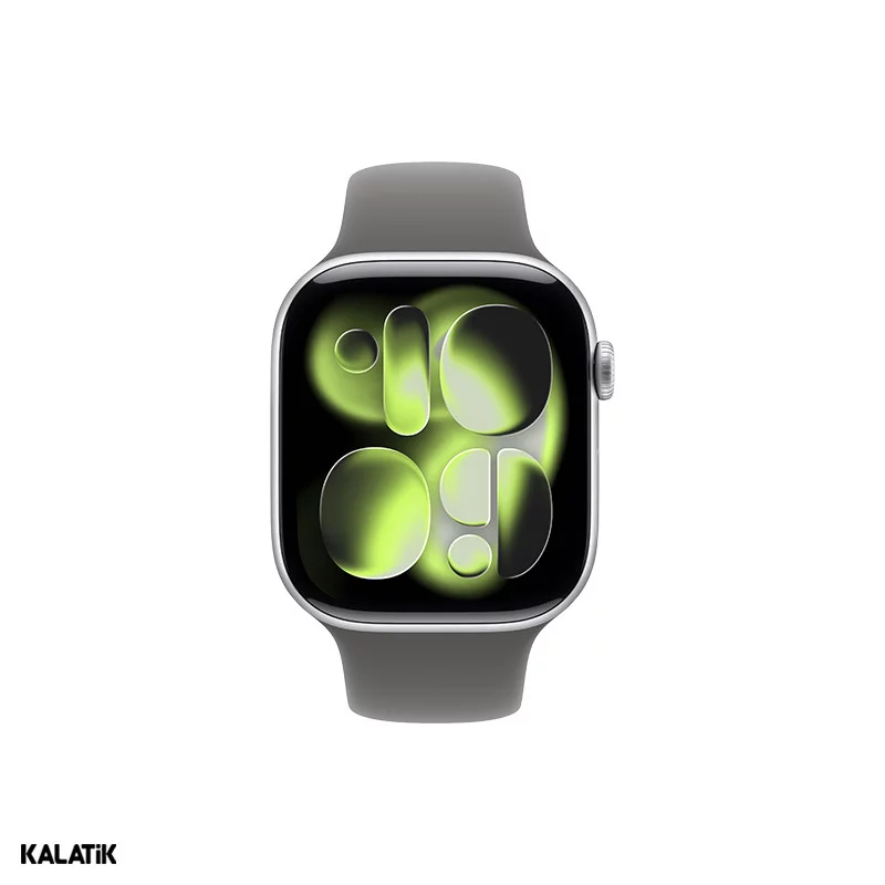 اپل واچ سری 11 مدل 46mm بدنه آلومینیوم با بند سیلیکونی