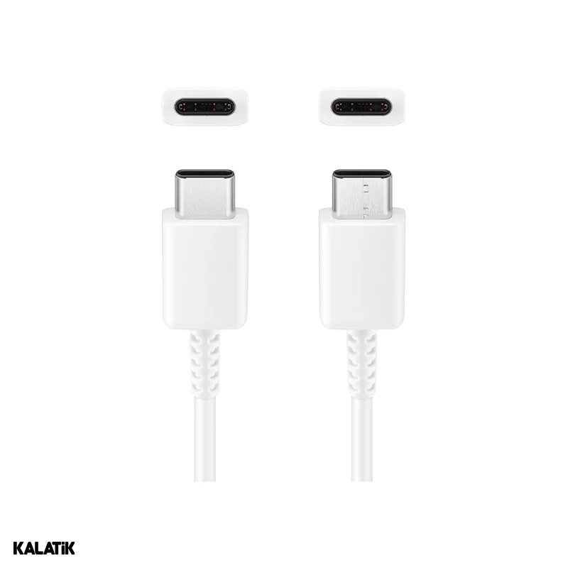 کابل تبدیل USB-C به USB-C سامسونگ PD کیفیت +A مدل 25W به طول 1 متر-شارسل
