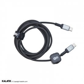 کابل تبدیل USB-C به USB-C زد ام 60 وات مدل L06 به طول 2 متر-شارسل