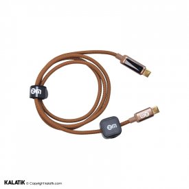 کابل تبدیل USB-C به USB-C زد ام 60 وات مدل L08 به طول 1 متر-شارسل