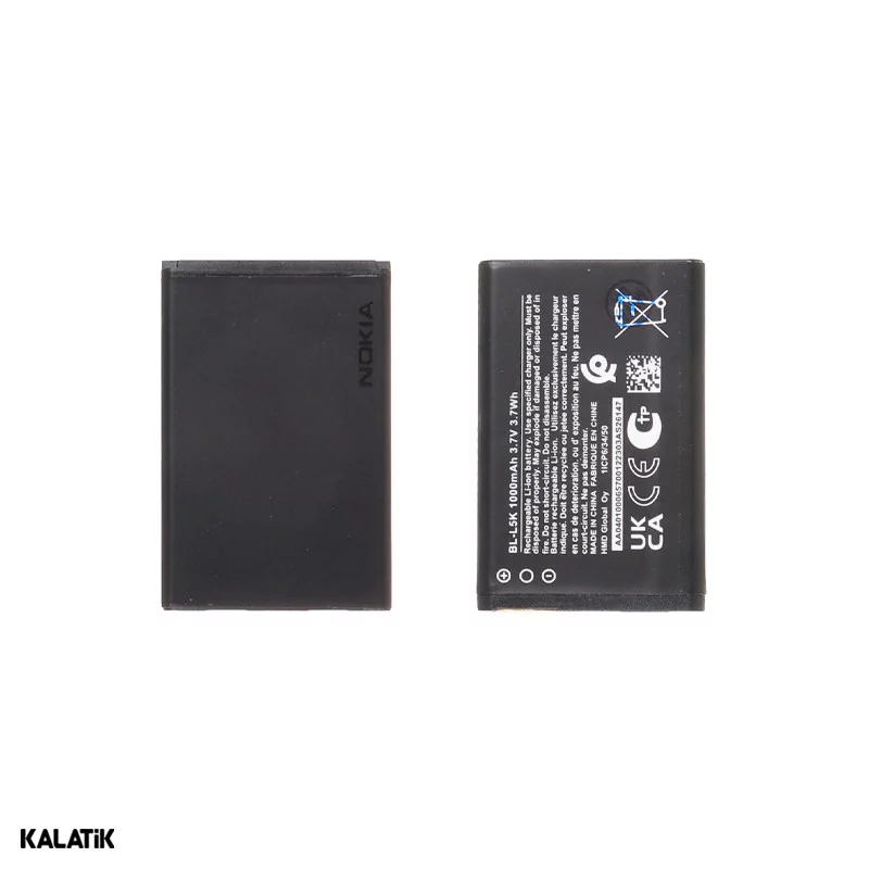 باتری گوشی موبایل نوکیا اصلی مدل BL-L5K ظرفیت 1000 میلی آمپر ساعت-شارسل