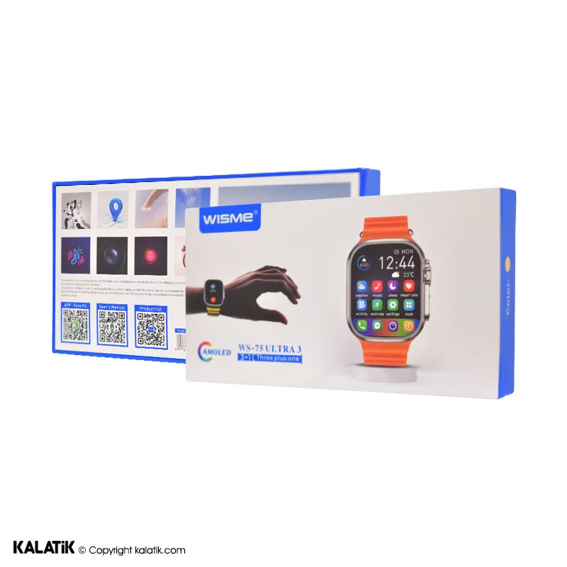 ساعت هوشمند ویسمی مدل WS-75 ULTRA 3-شارسل