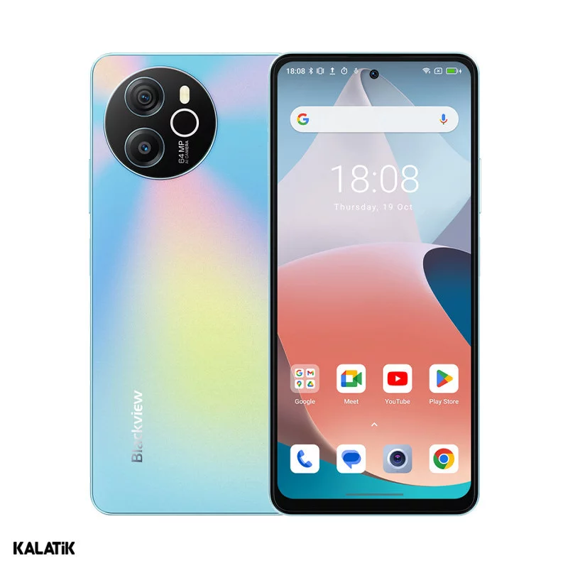 گوشی موبایل بلک ویو مدل Shark 8 دو سیم کارت ظرفیت 256/8 گیگابایت+هدیه کابل شارژ USB-C بیوا C-06