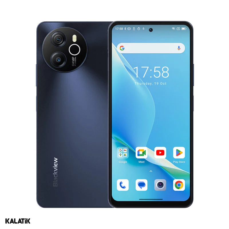 گوشی موبایل بلک ویو مدل Shark 8 دو سیم کارت ظرفیت 256/8 گیگابایت+هدیه کابل شارژ USB-C بیوا C-06