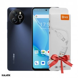 گوشی موبایل بلک ویو مدل Shark 8 دو سیم کارت ظرفیت 256/8 گیگابایت+هدیه کابل شارژ USB-C بیوا C-06