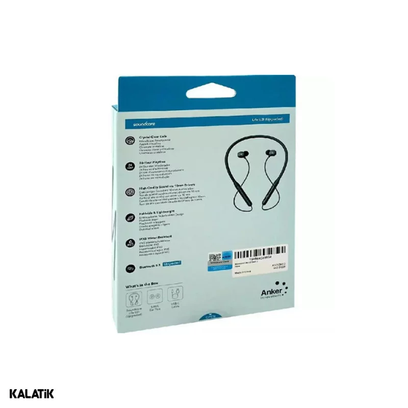 هندزفری بی سیم دورگردنی انکر مدل Soundcore Life U2i A3213H12 (Upgraded)