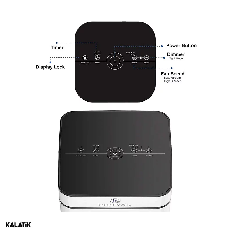 دستگاه تصفیه کننده هوا هوشمند مدیفای مدل MA-40