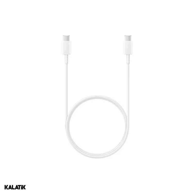 کابل تبدیل USB-C به USB-C سامسونگ سرکارتنی PD فست 25W مدل EP-DN980 به طول 1 متر-شارسل