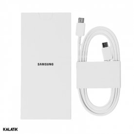 کابل تبدیل USB-C به USB-C سامسونگ سرکارتنی PD فست 25W مدل EP-DN980 به طول 1 متر-شارسل