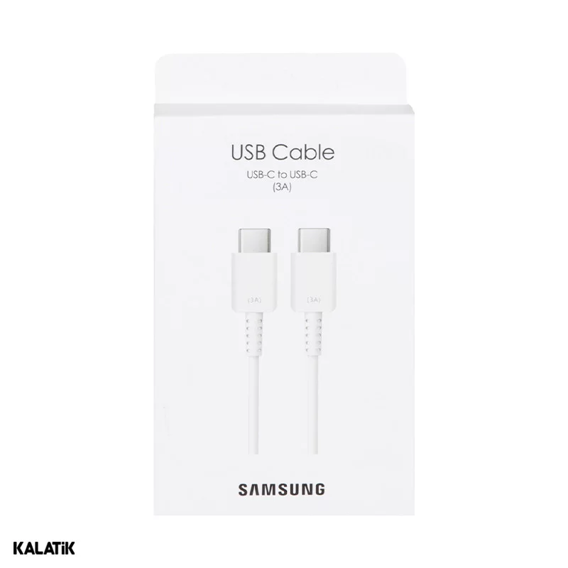 کابل تبدیل USB-C به USB-C سامسونگ S22 PD مدل EP-DN980 پک دار به طول 1 متر-شارسل