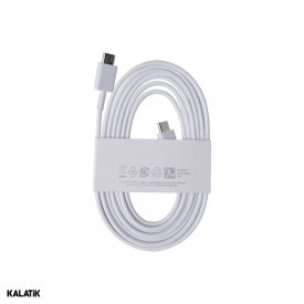 کابل تبدیل USB-C به USB-C سامسونگ PD فست 45W مدل EP-DW767 پک دار به طول 1.8 متر-شارسل