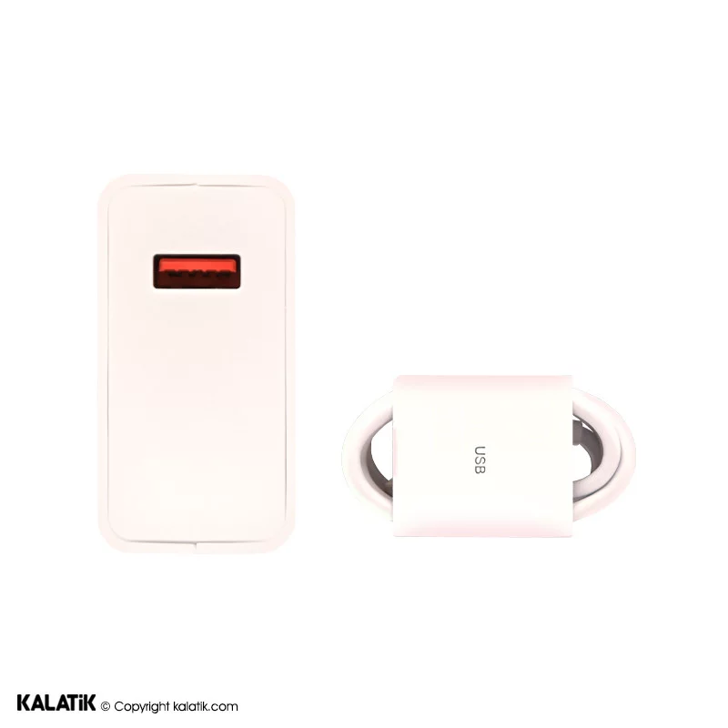 شارژر دیواری 67W شیائومی مدل MDY-11-EZ دو پین به همراه کابل شارژ USB-A to USB-C-شارسل