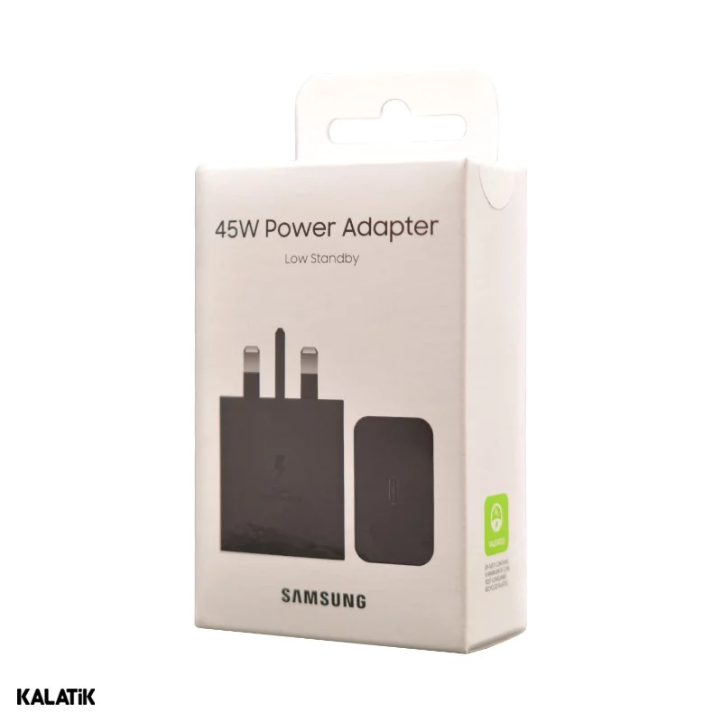 شارژر دیواری 45W سامسونگ مدل EP-T4511 فست PD سه پین دارای NFC-شارسل