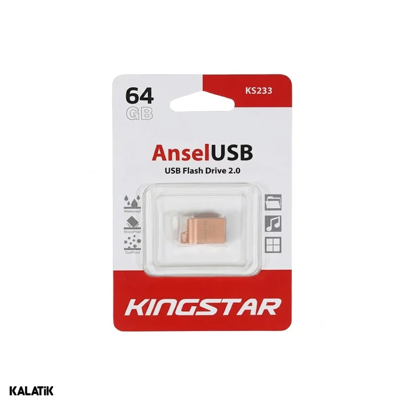 فلش مموری کینگ استار مدل KS233 Ansel ظرفیت 64 گیگابایت