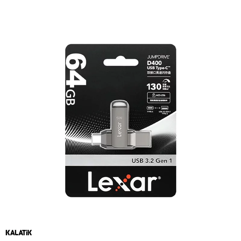فلش مموری لکسار مدل JumpDrive D400 ظرفیت 64 گیگابایت