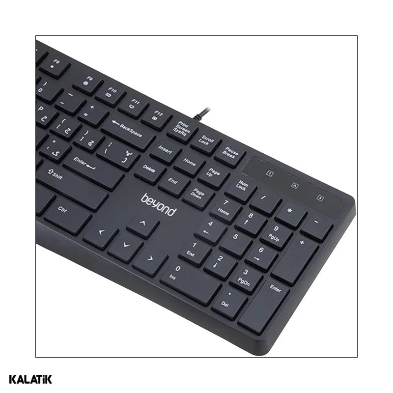 کیبورد با سیم بیاند مدل BK-2442