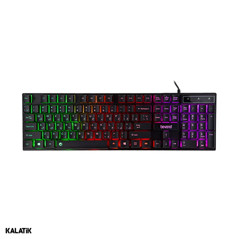 کیبورد با سیم بیاند مدل BK-7120 RGB