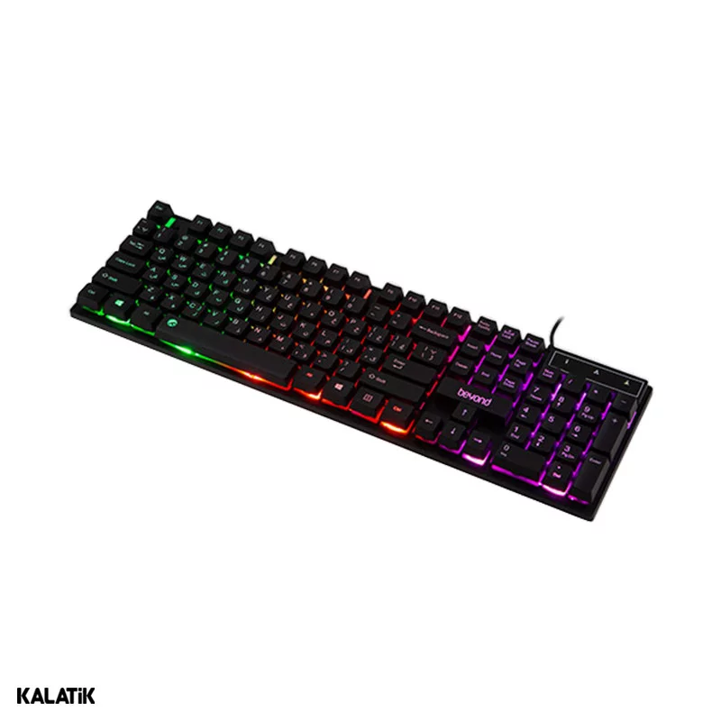 کیبورد با سیم بیاند مدل BK-7120 RGB