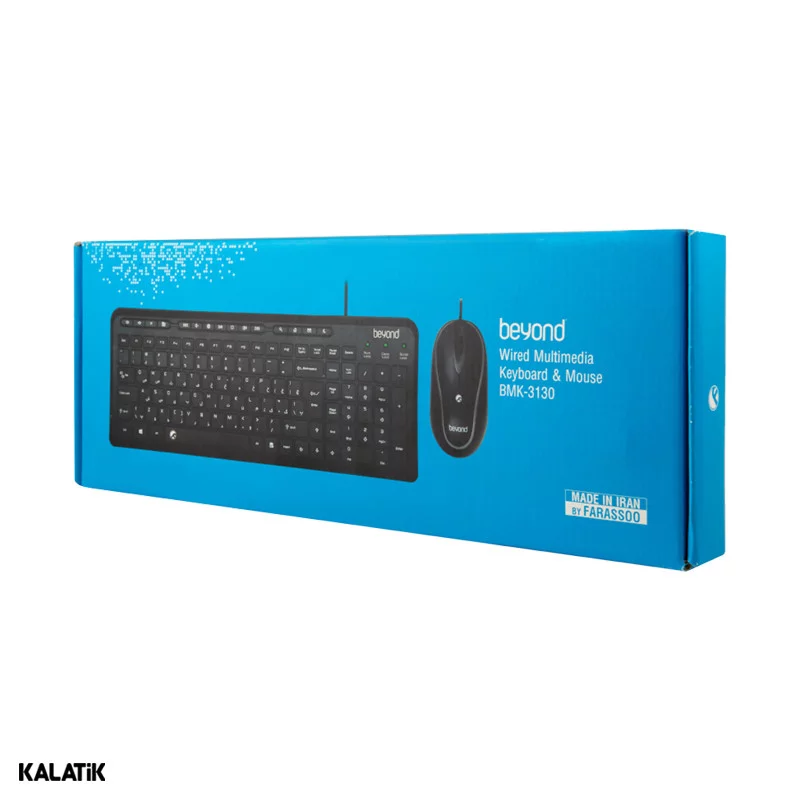 کیبورد و ماوس با سیم بیاند مدل BMK-3130