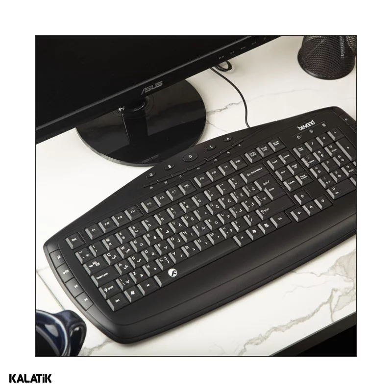 کیبورد و ماوس با سیم بیاند مدل BMK-6161
