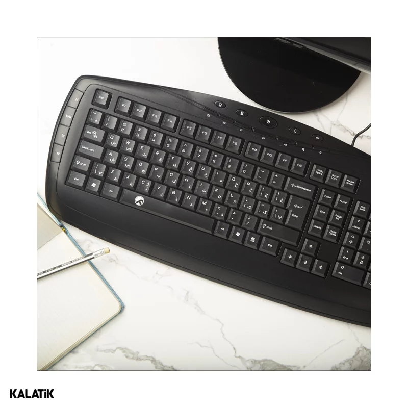 کیبورد و ماوس با سیم بیاند مدل BMK-6161