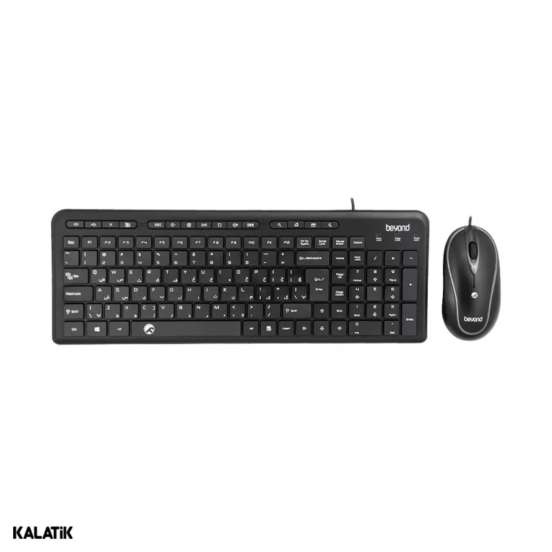 کیبورد و ماوس با سیم بیاند مدل BMK-3130