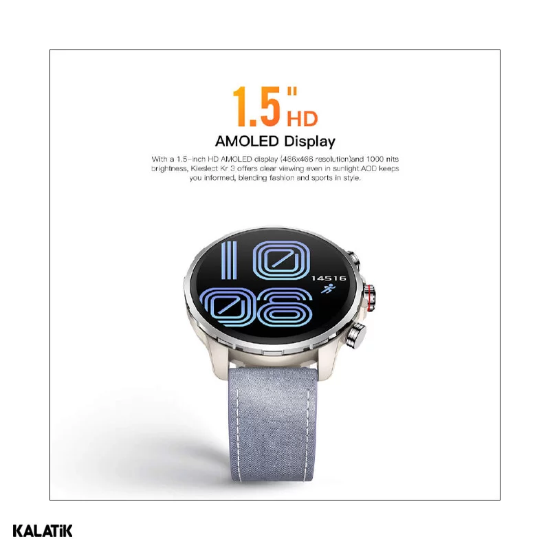 ساعت هوشمند کیسلکت مدل Calling Watch Kr3