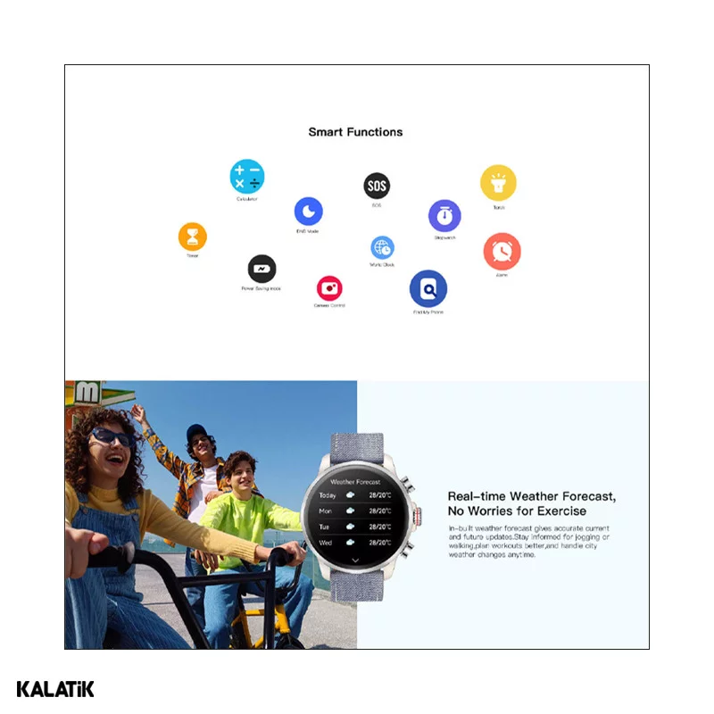 ساعت هوشمند کیسلکت مدل Calling Watch Kr3