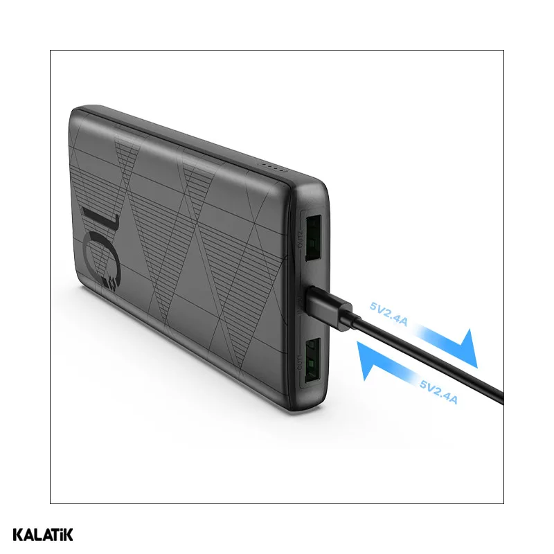 پاور بانک 12 وات اینفینیکس مدل XPOWER 10 GO ظرفیت 10000 میلی آمپر ساعت